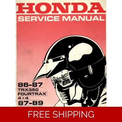 AGRIBIKES 1986-1989 FOURTRAX-FOREMAN 350SERVICE_MANUAL_REPAIR